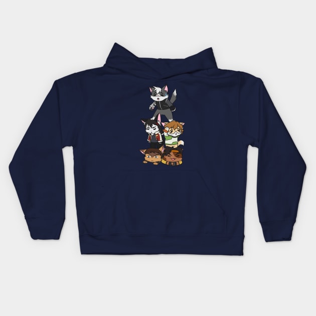 Forming Voltron: Are we doing this correctly? Kids Hoodie by hellotwinsies
